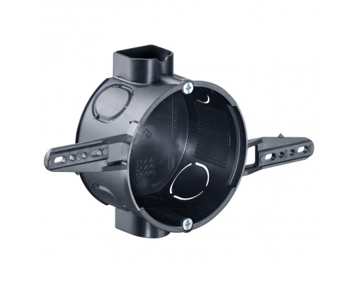 One-gang box for nailing, with device screws, Depth 42 mm
