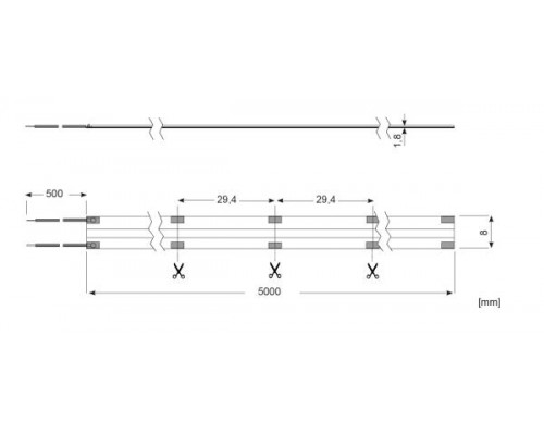 LED Star Strip 1000 ZeroPitch, LED STRIP 1000ZP S 965/24V IND
