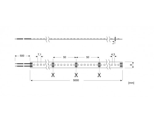 LED Star Strip 900, LED STRIP 900 S 830/24V 50M