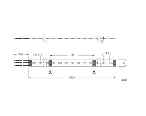 LED Star Strip 2000 TW, LED STRIP 2000 S TW/24V 5M
