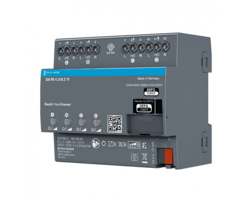 Busch-Jaeger – DA/M.4.315.2.11 DA/M.4.315.2.11 Dim actuator 4x315W, MDRC