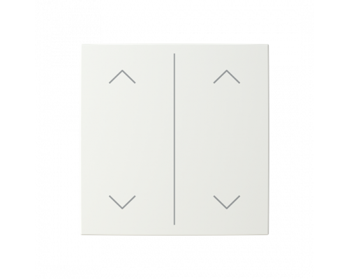 Busch-Jaeger – LFAW/A.2.55.11-914 Cover plate with legend with Symbol "arrows" alpine white - Busch-balance SI