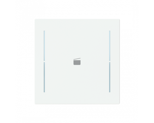 Busch-Jaeger – LFS/A.1.70.11-44M Cover plate with legend with Symbol "scene" studio white matt - Busch-art linear