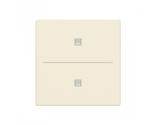 Busch-Jaeger – LFJT/A.2.63.11-82 Cover plate with legend with Symbol "venetian blind" ivory white - 63x63