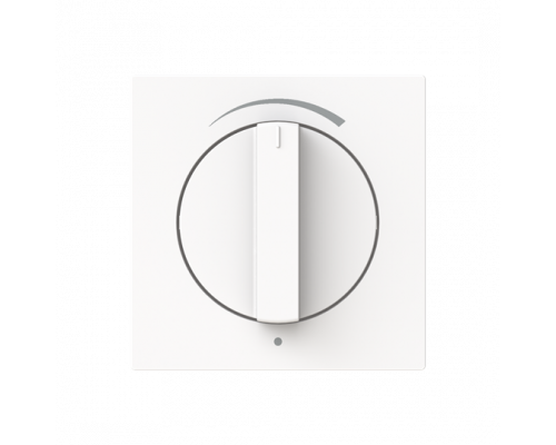 Busch-Jaeger – 1740 DR/03-44M Cover plate with legend Loudspeaker connection Turn button studio white matt - Busch-art linear
