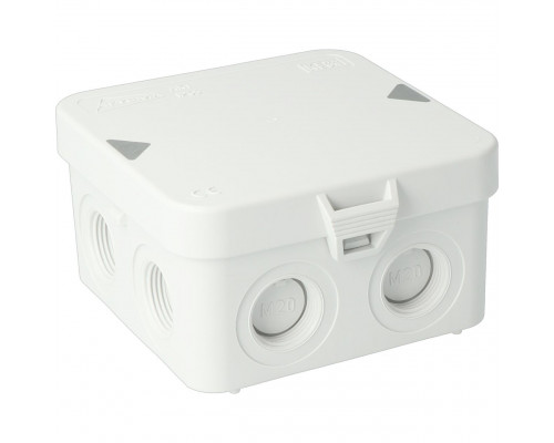 Junction box AK1-IP65, grey, with 8 entries M20