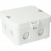 Junction box AK1-IP65, grey, with 8 entries M20