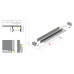 profil LED UNI-TILE12 180st C PLUS 4050 anod.
