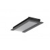 profil LED FLAT8 H/UX 1000 czarny anod. /op