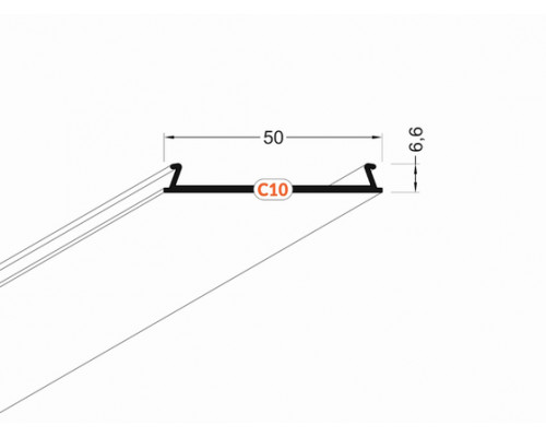 osłona C10 4050 biały mal. /op
