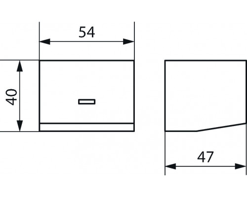 Terminal cover 52,5 mm
