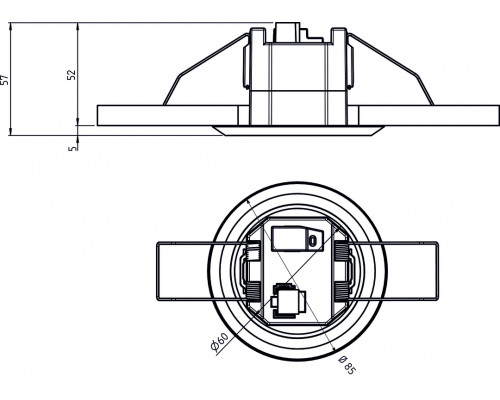 theRonda S360 KNX FLAT DE WH