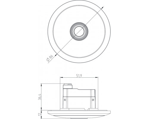 thePixa P360 KNX UP WH