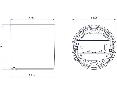 Surface frame thePixa WH