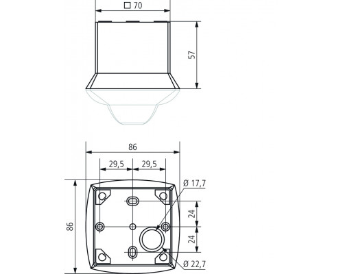 Surface frame PresenceLight SR
