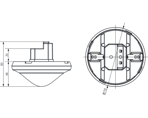 theRonda S360 Slave UP WH